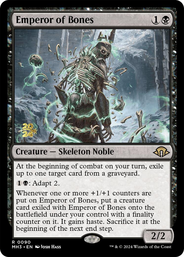 Emperor of Bones [Modern Horizons 3 Prerelease Promos] | Game Master's Emporium (The New GME)