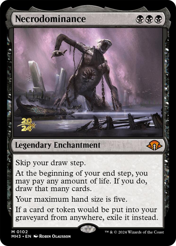 Necrodominance [Modern Horizons 3 Prerelease Promos] | Game Master's Emporium (The New GME)