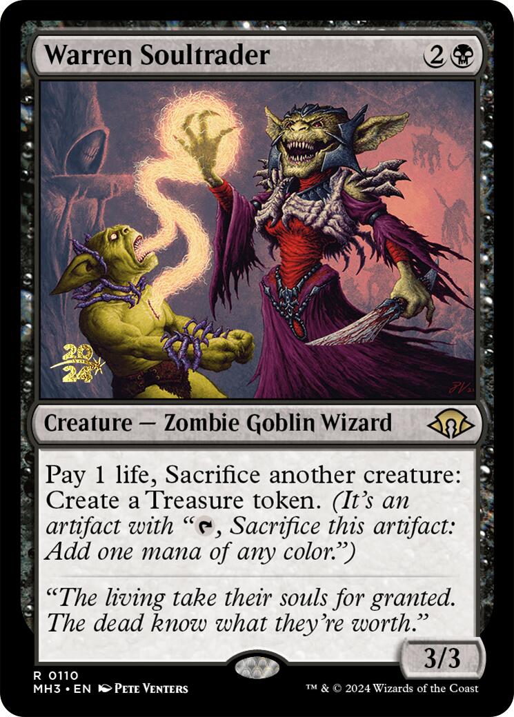 Warren Soultrader [Modern Horizons 3 Prerelease Promos] | Game Master's Emporium (The New GME)
