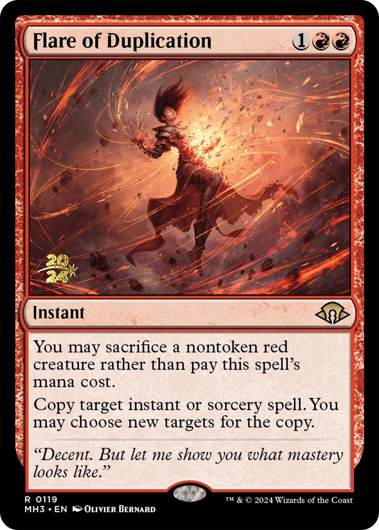 Flare of Duplication [Modern Horizons 3 Prerelease Promos] | Game Master's Emporium (The New GME)