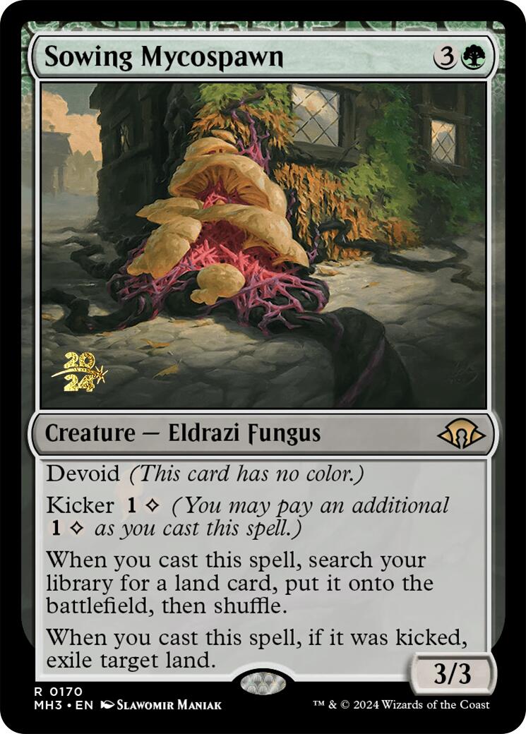Sowing Mycospawn [Modern Horizons 3 Prerelease Promos] | Game Master's Emporium (The New GME)