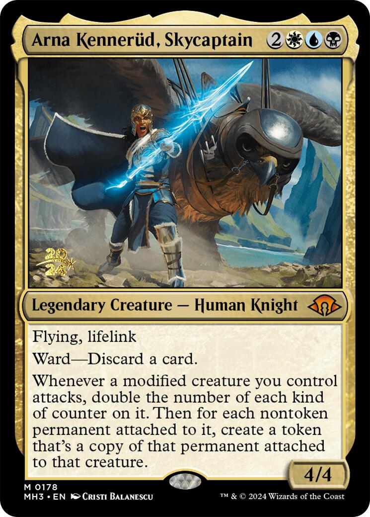Arna Kennerud, Skycaptain [Modern Horizons 3 Prerelease Promos] | Game Master's Emporium (The New GME)