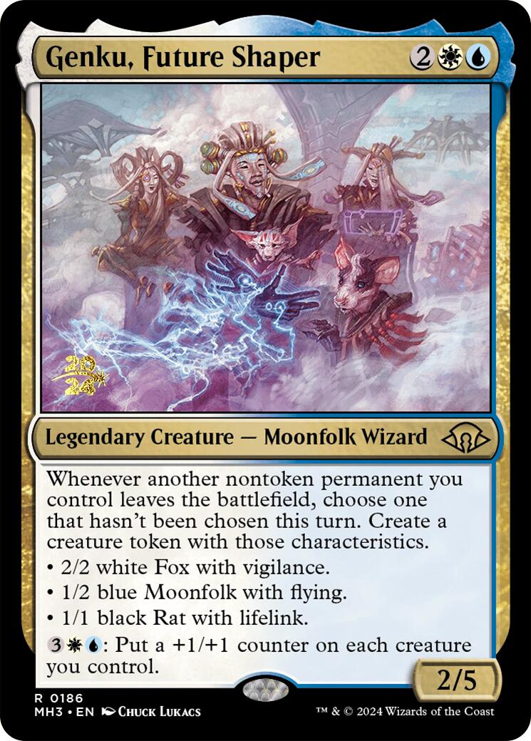 Genku, Future Shaper [Modern Horizons 3 Prerelease Promos] | Game Master's Emporium (The New GME)