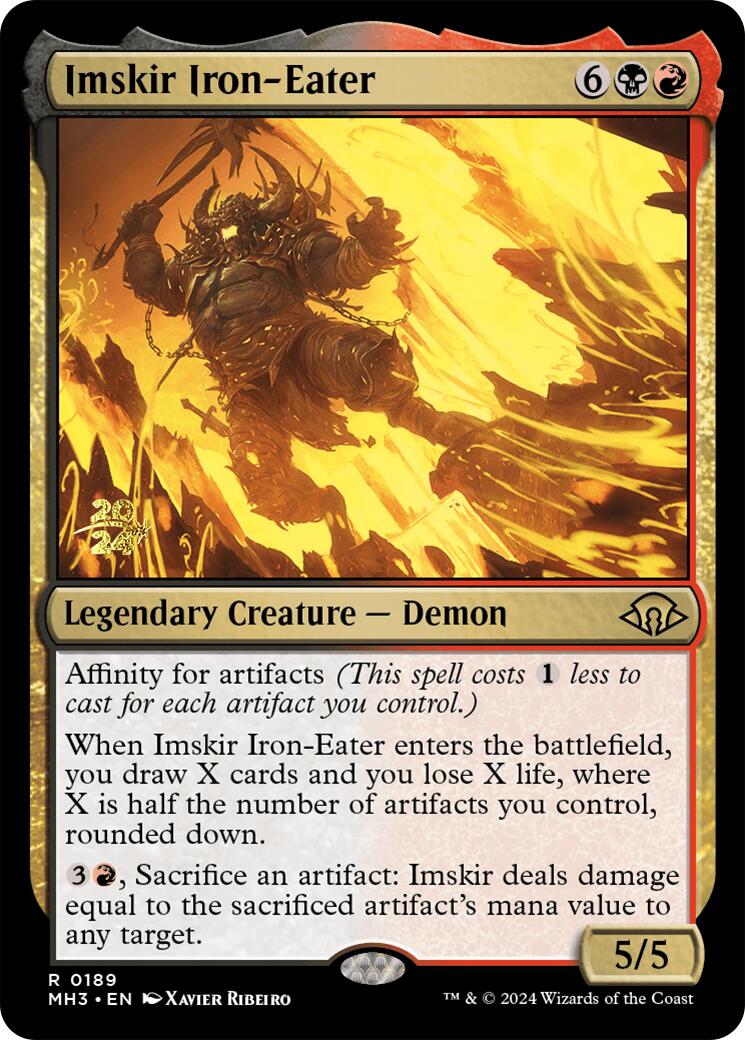 Imskir Iron-Eater [Modern Horizons 3 Prerelease Promos] | Game Master's Emporium (The New GME)