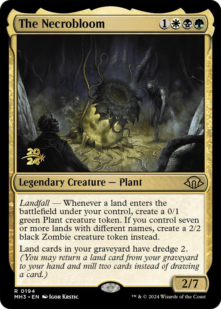 The Necrobloom [Modern Horizons 3 Prerelease Promos] | Game Master's Emporium (The New GME)