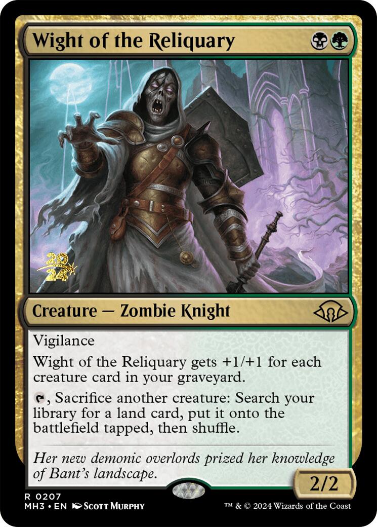 Wight of the Reliquary [Modern Horizons 3 Prerelease Promos] | Game Master's Emporium (The New GME)