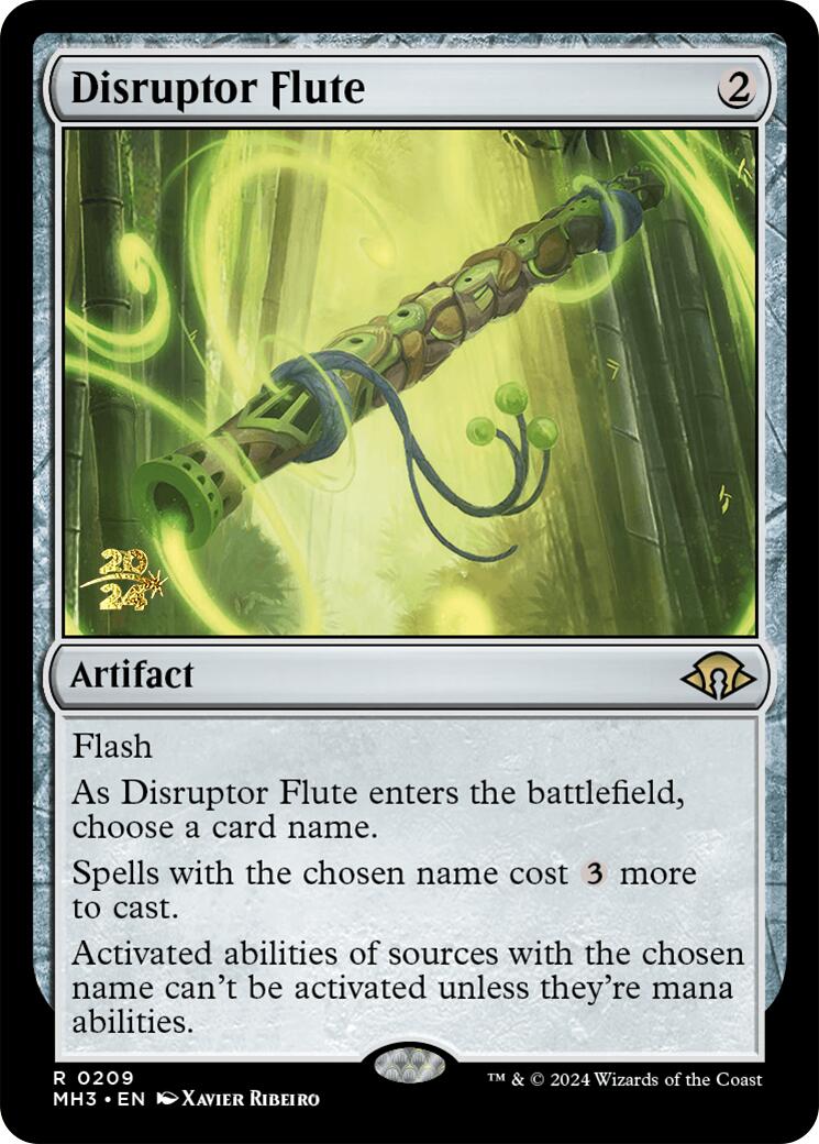 Disruptor Flute [Modern Horizons 3 Prerelease Promos] | Game Master's Emporium (The New GME)