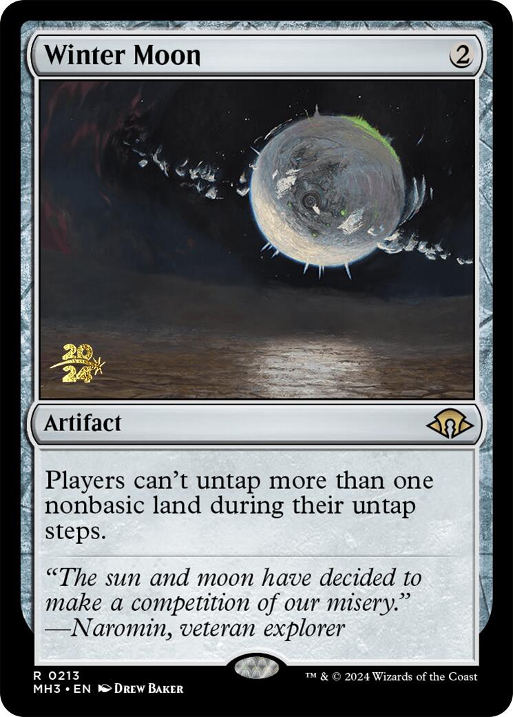 Winter Moon [Modern Horizons 3 Prerelease Promos] | Game Master's Emporium (The New GME)