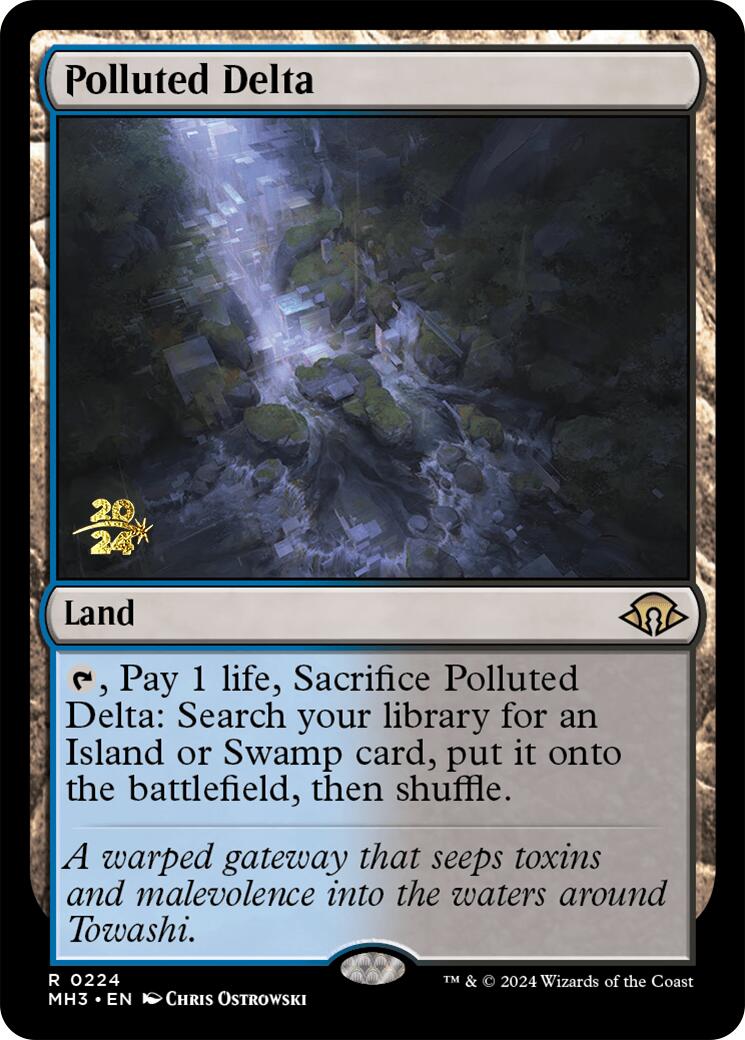 Polluted Delta [Modern Horizons 3 Prerelease Promos] | Game Master's Emporium (The New GME)