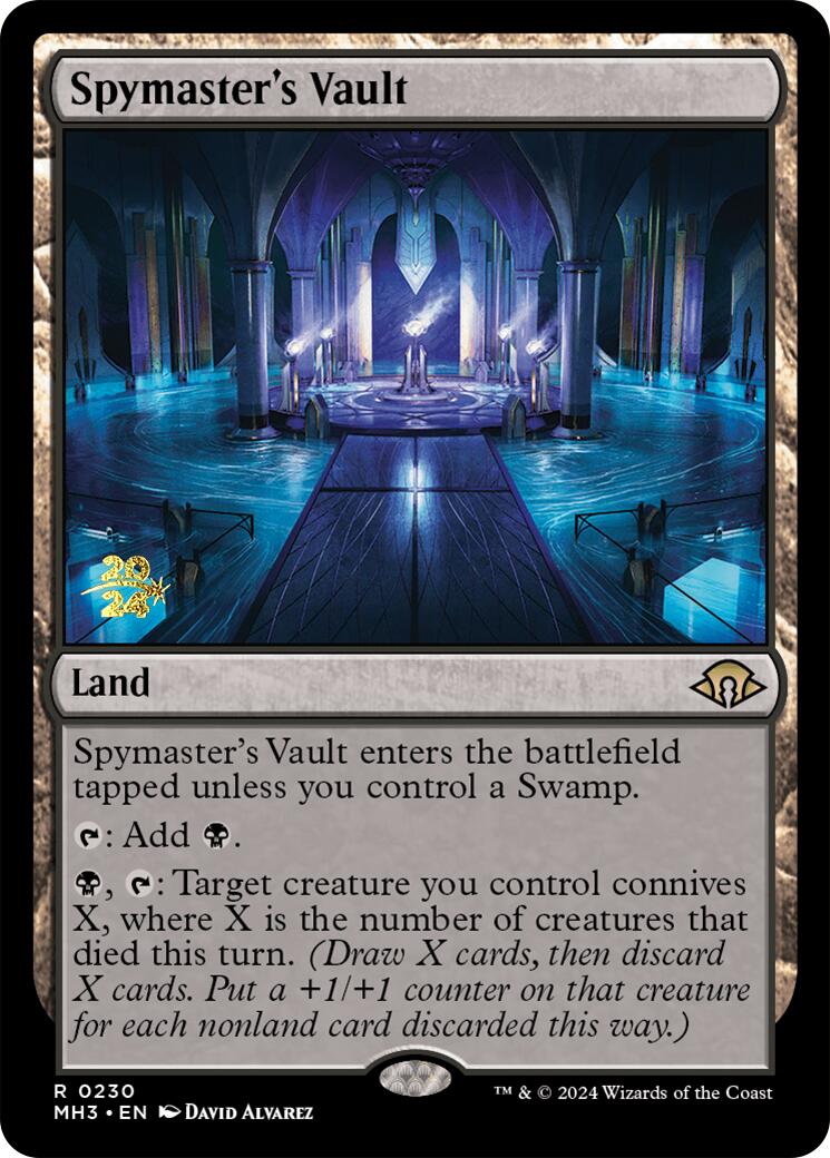 Spymaster's Vault [Modern Horizons 3 Prerelease Promos] | Game Master's Emporium (The New GME)