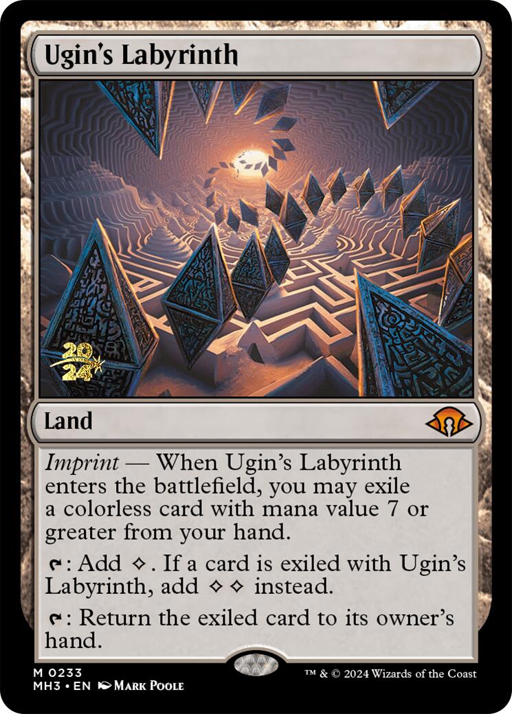 Ugin's Labyrinth [Modern Horizons 3 Prerelease Promos] | Game Master's Emporium (The New GME)