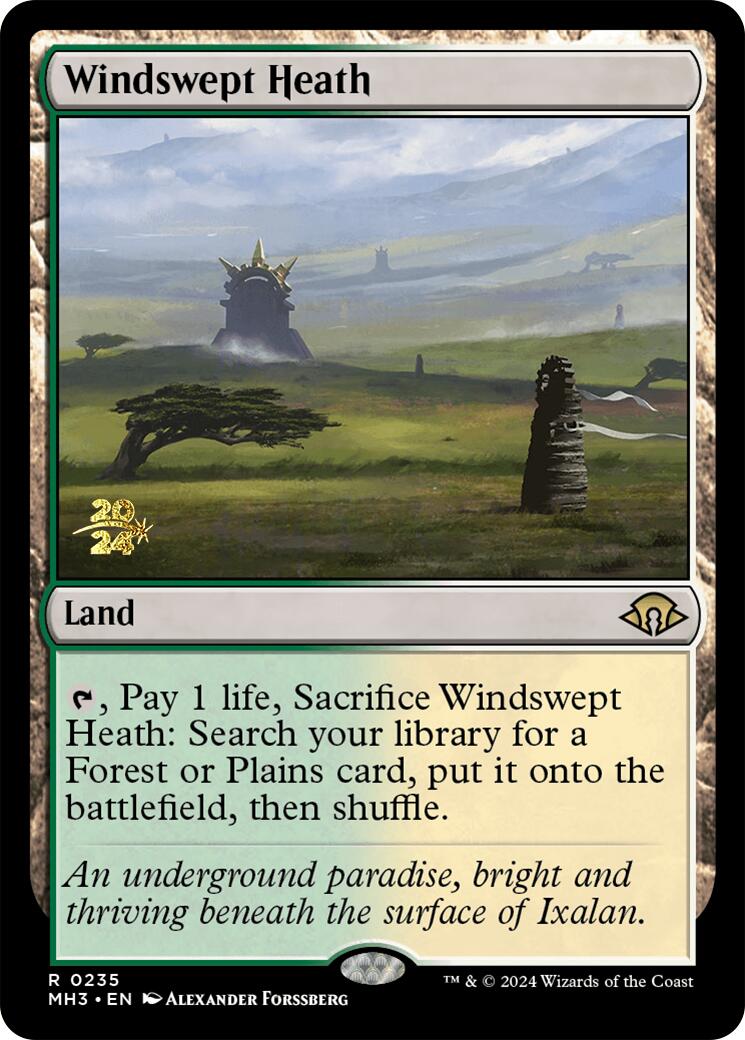 Windswept Heath [Modern Horizons 3 Prerelease Promos] | Game Master's Emporium (The New GME)
