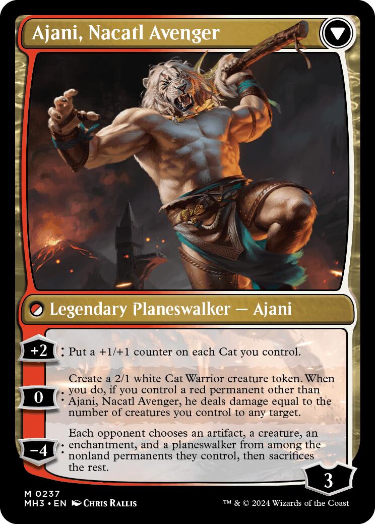 Ajani, Nacatl Pariah [Modern Horizons 3 Prerelease Promos] | Game Master's Emporium (The New GME)