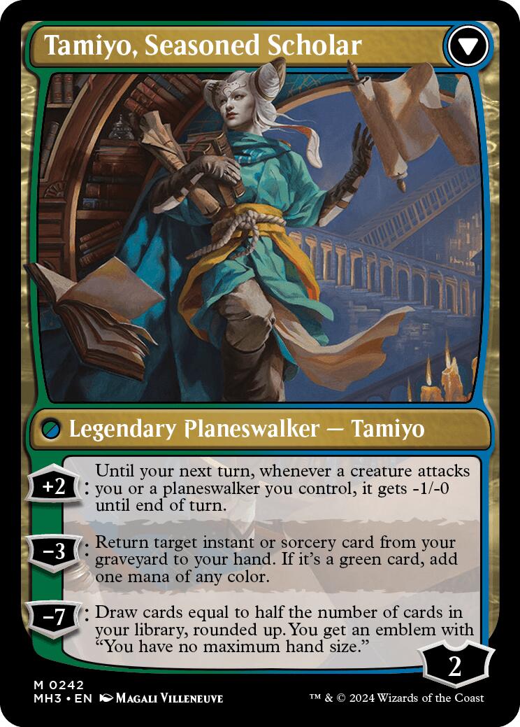 Tamiyo, Inquisitive Student [Modern Horizons 3 Prerelease Promos] | Game Master's Emporium (The New GME)