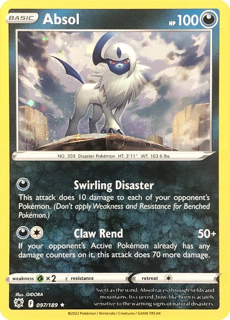 Absol (097/189) (Cosmos Holo) [Miscellaneous Cards] | Game Master's Emporium (The New GME)