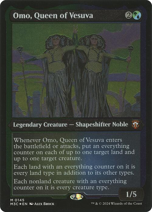 Omo, Queen of Vesuva (Display Commander) [Modern Horizons 3 Commander] | Game Master's Emporium (The New GME)