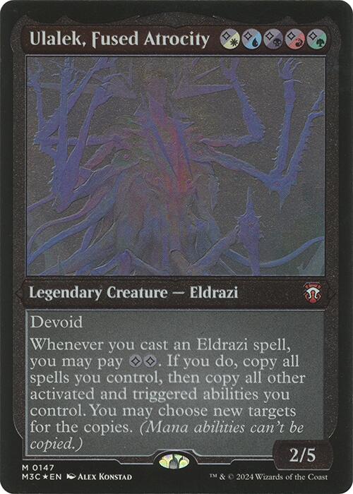 Ulalek, Fused Atrocity (Display Commander) [Modern Horizons 3 Commander] | Game Master's Emporium (The New GME)