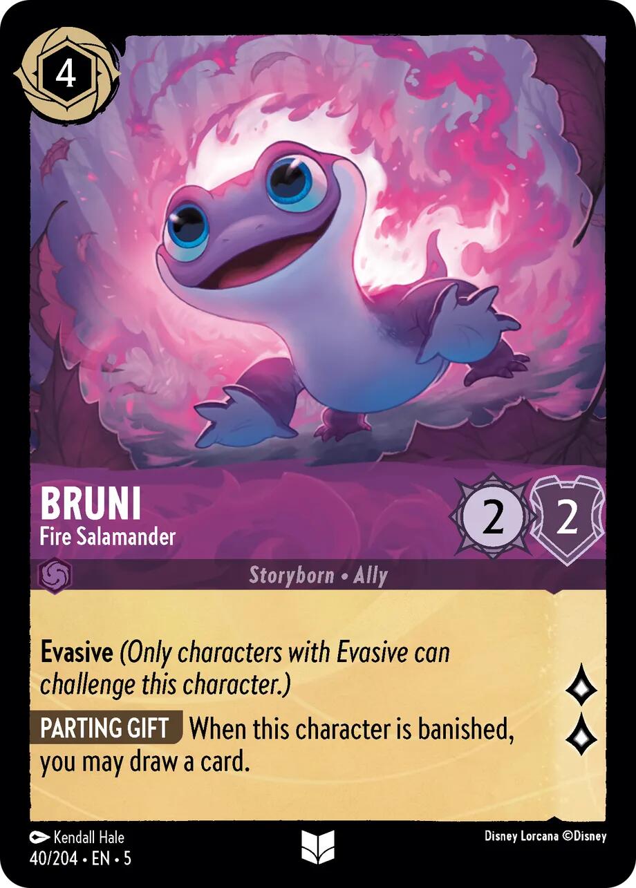 Bruni - Fire Salamander (40/204) [Shimmering Skies] | Game Master's Emporium (The New GME)