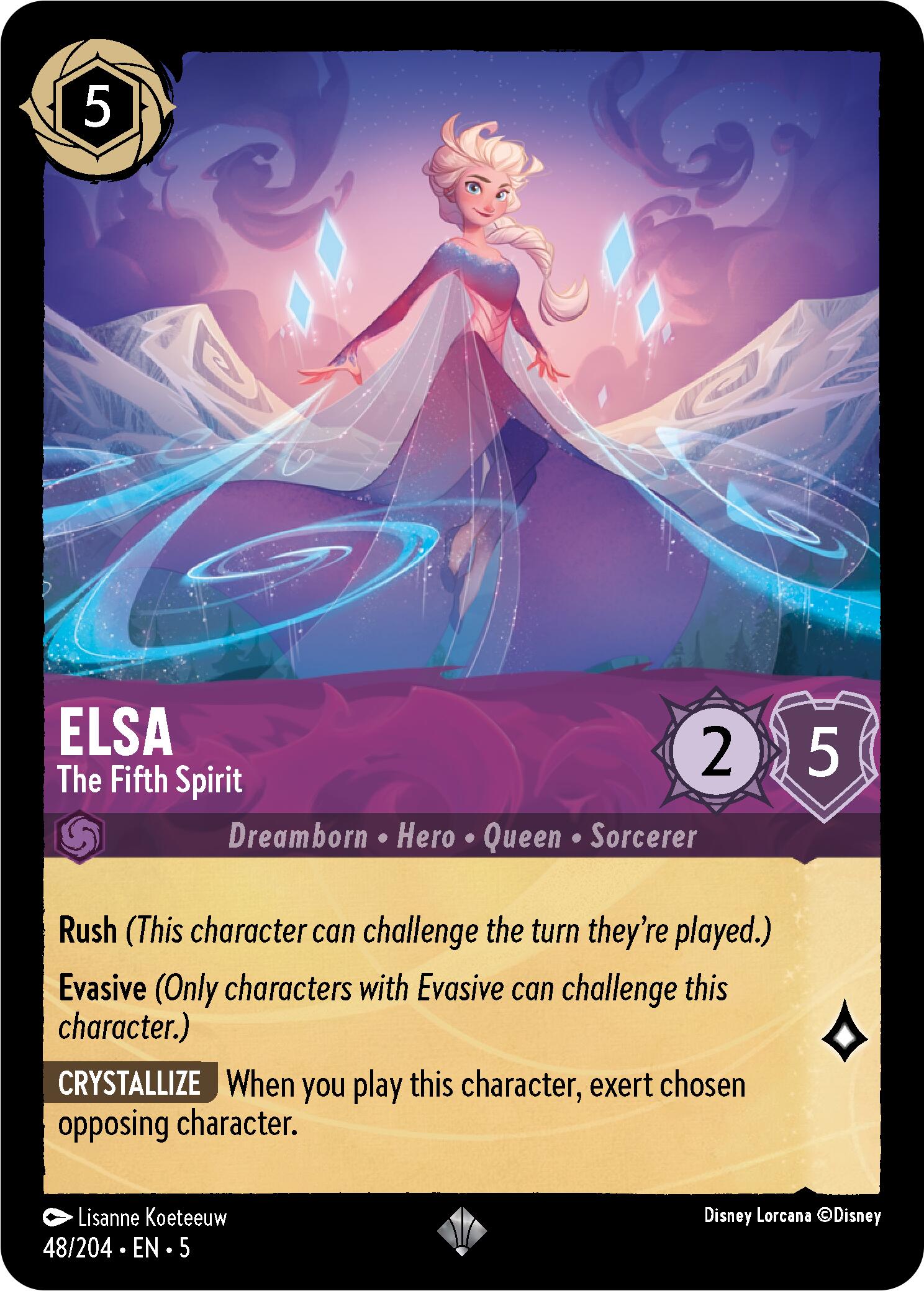 Elsa - The Fifth Spirit (48/204) [Shimmering Skies] | Game Master's Emporium (The New GME)
