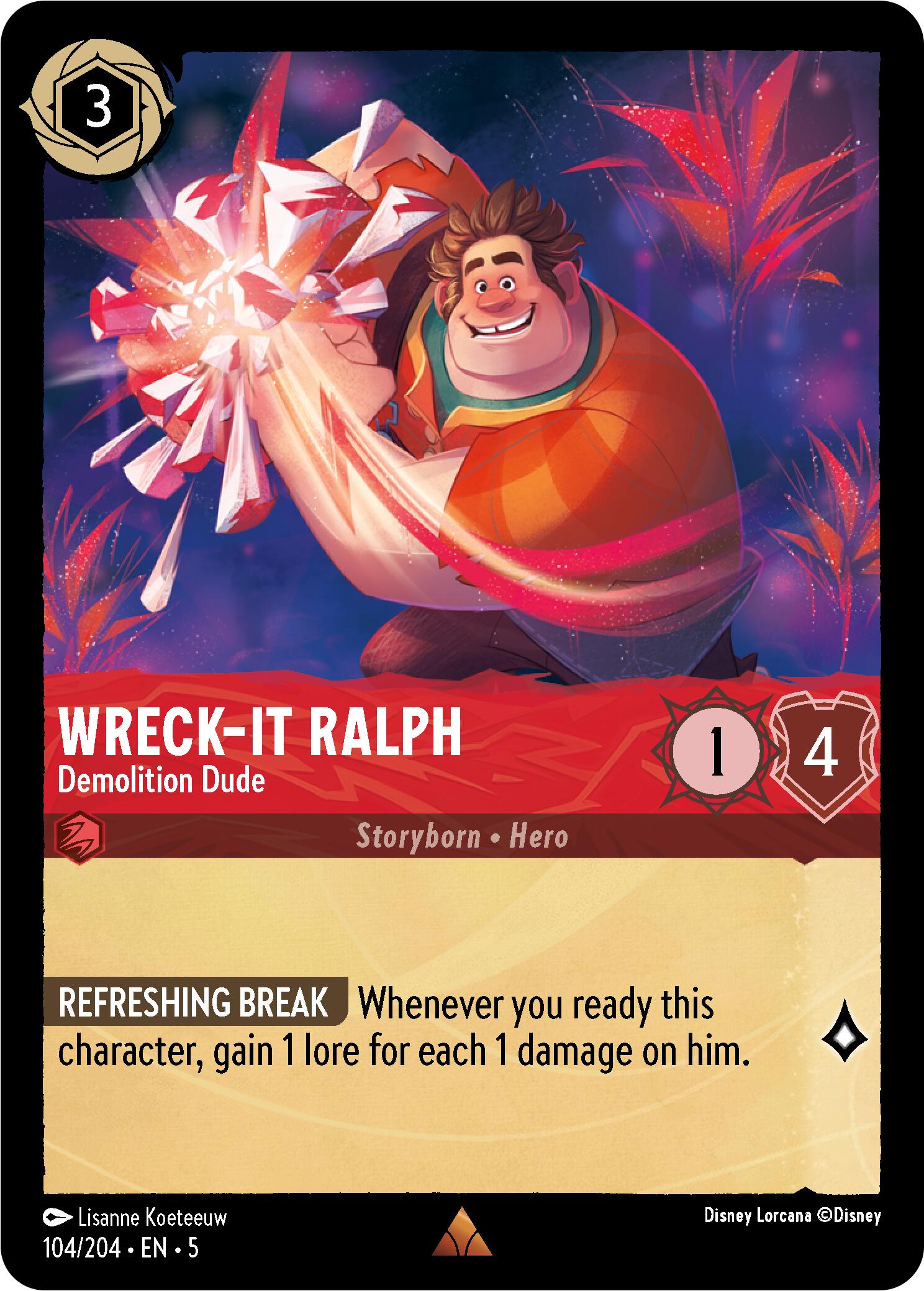 Wreck-It Ralph - Demolition Dude (104/204) [Shimmering Skies] | Game Master's Emporium (The New GME)