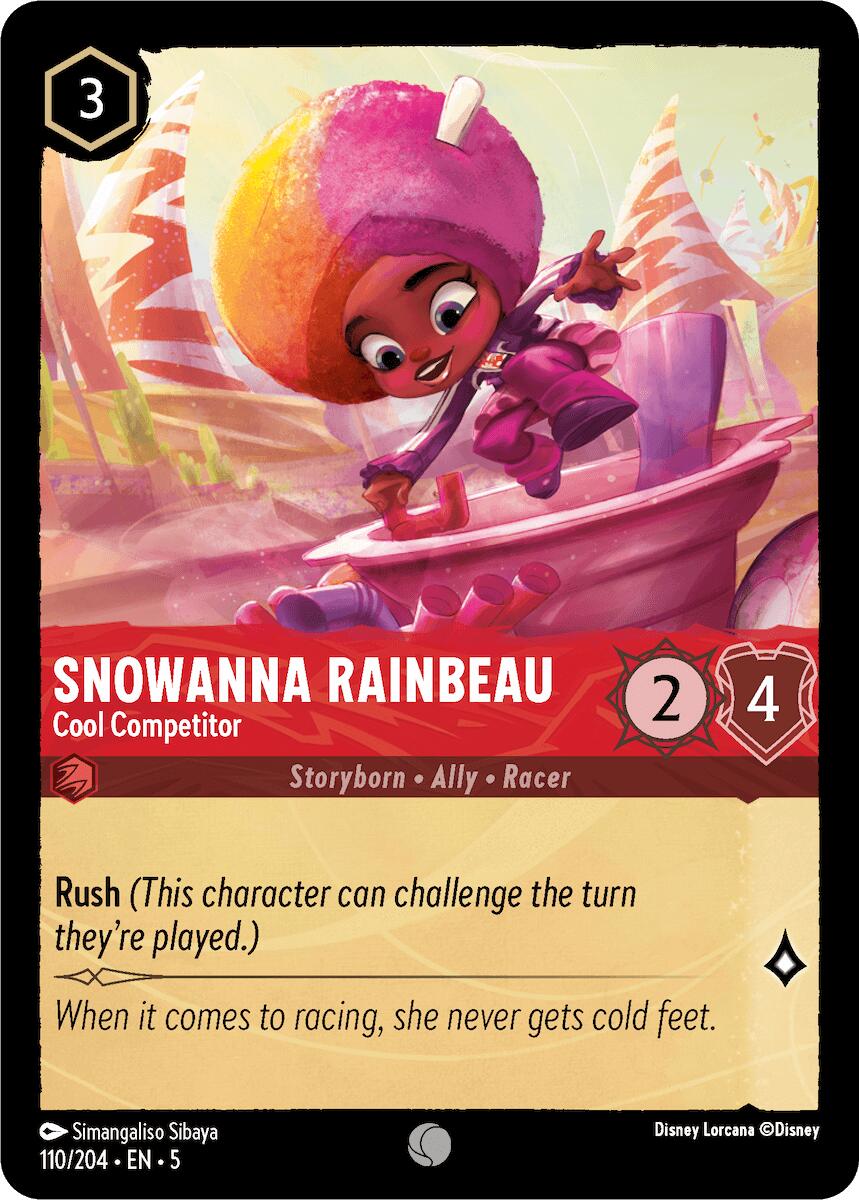 Snowanna Rainbeau - Cool Competitor (110/204) [Shimmering Skies] | Game Master's Emporium (The New GME)