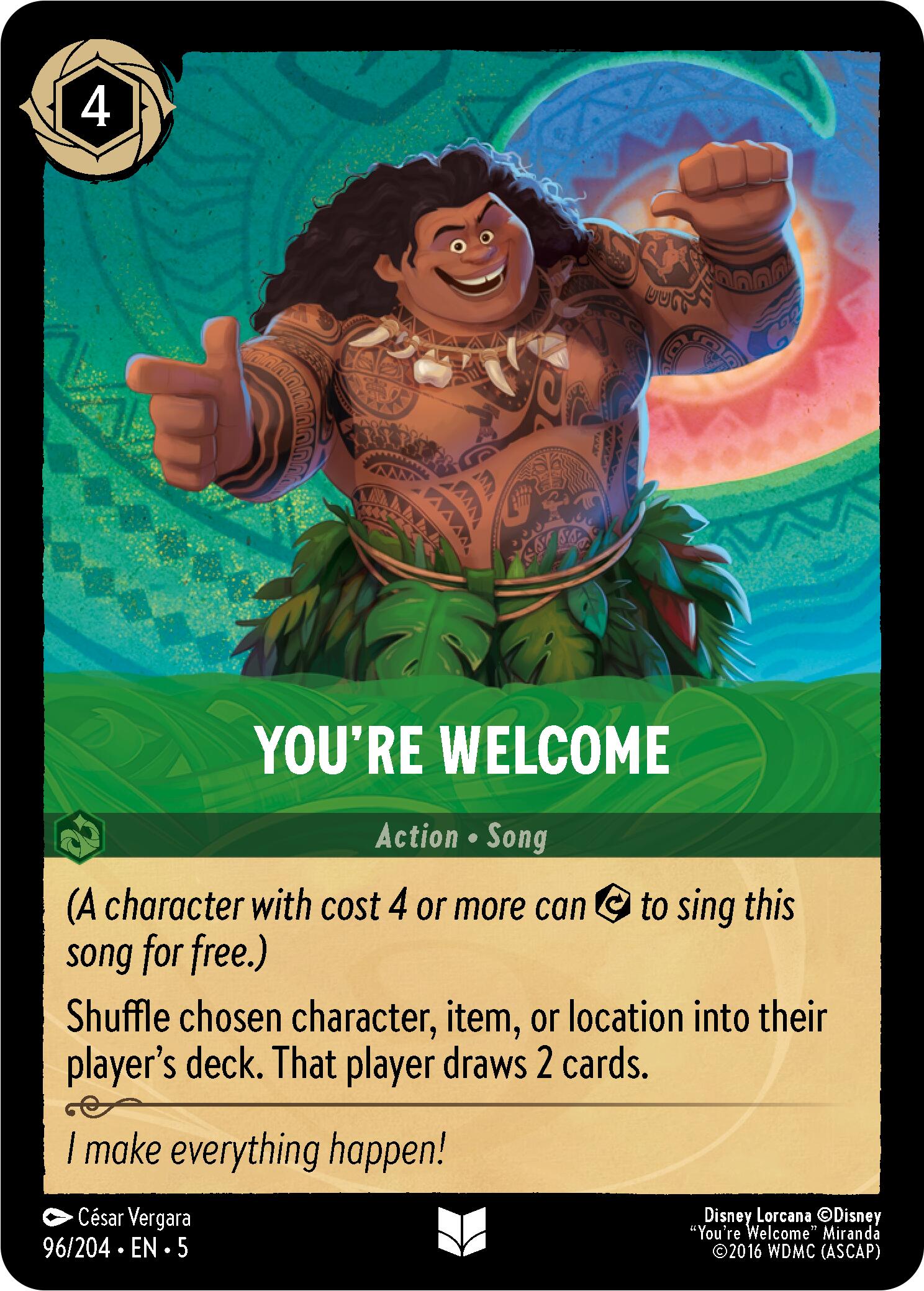 You're Welcome (96/204) [Shimmering Skies] | Game Master's Emporium (The New GME)