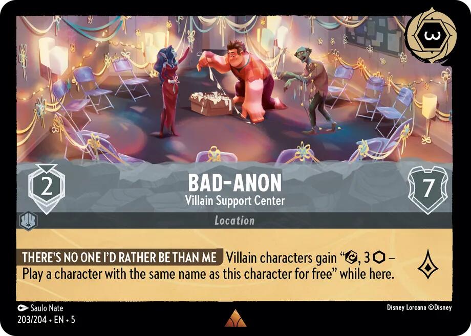 Bad-Anon - Villain Support Center (203/204) [Shimmering Skies] | Game Master's Emporium (The New GME)
