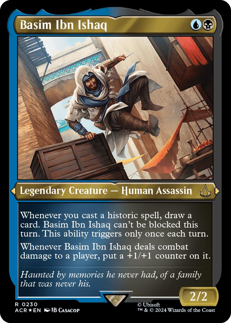 Basim Ibn Ishaq (Foil Etched) [Assassin's Creed] | Game Master's Emporium (The New GME)