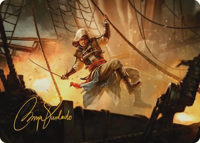 Edward Kenway Art Card (Gold-Stamped Signature) [Assassin's Creed Art Series] | Game Master's Emporium (The New GME)