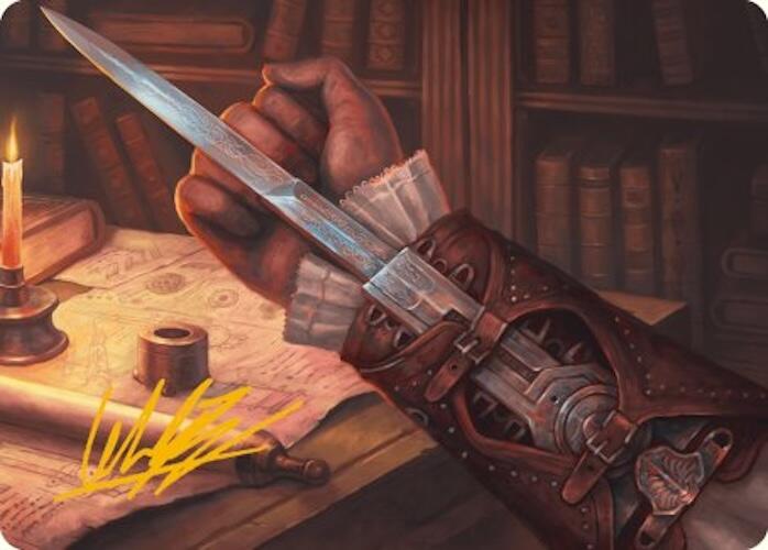 Hidden Blade Art Card (Gold-Stamped Signature) [Assassin's Creed Art Series] | Game Master's Emporium (The New GME)