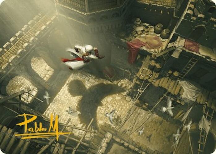 Rooftop Bypass Art Card (Gold-Stamped Signature) [Assassin's Creed Art Series] | Game Master's Emporium (The New GME)