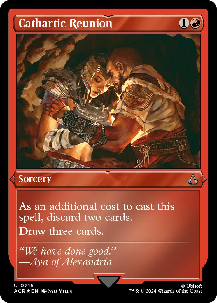 Cathartic Reunion (Foil Etched) [Assassin's Creed] | Game Master's Emporium (The New GME)