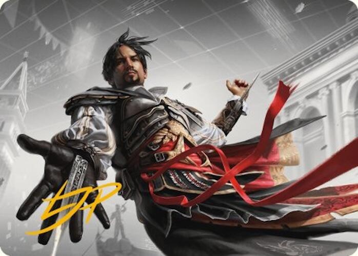 Ezio Auditore da Firenze Art Card (Gold-Stamped Signature) [Assassin's Creed Art Series] | Game Master's Emporium (The New GME)