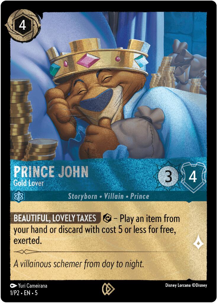 Prince John - Gold Lover (1) [Promo Cards] | Game Master's Emporium (The New GME)