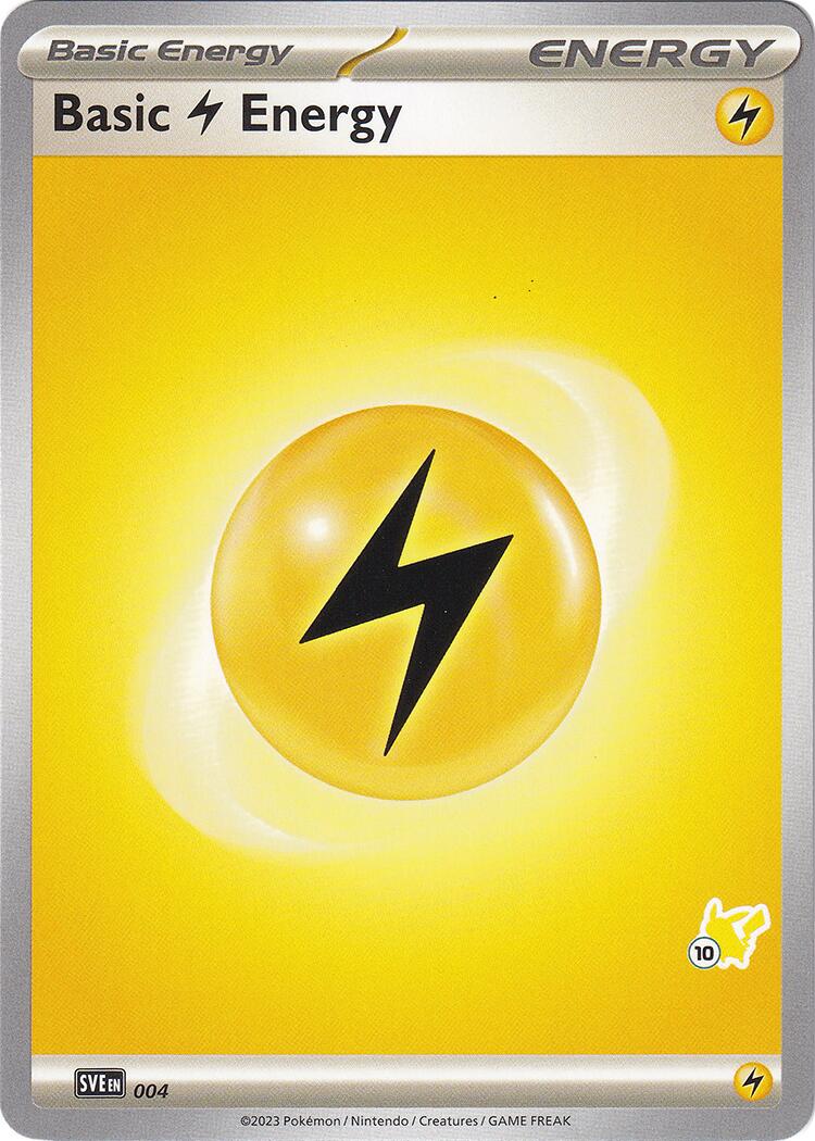 Basic Lightning Energy (004) (Pikachu Stamp #10) [Battle Academy 2024] | Game Master's Emporium (The New GME)