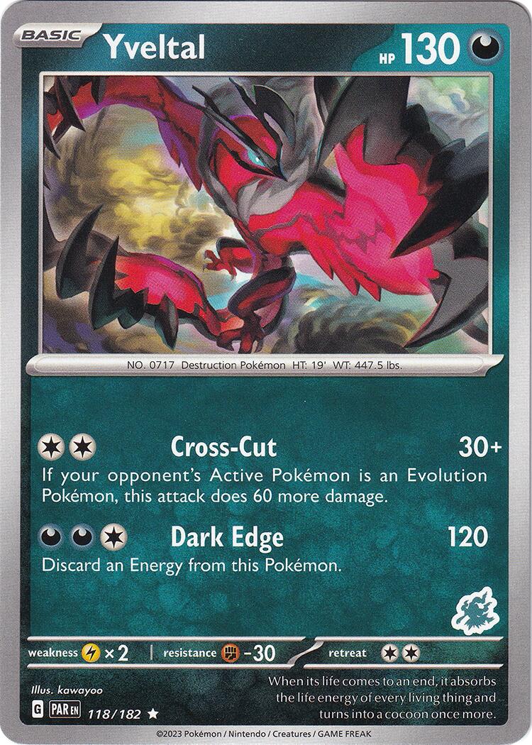 Yveltal (118/182) (Darkrai Deck) [Battle Academy 2024] | Game Master's Emporium (The New GME)