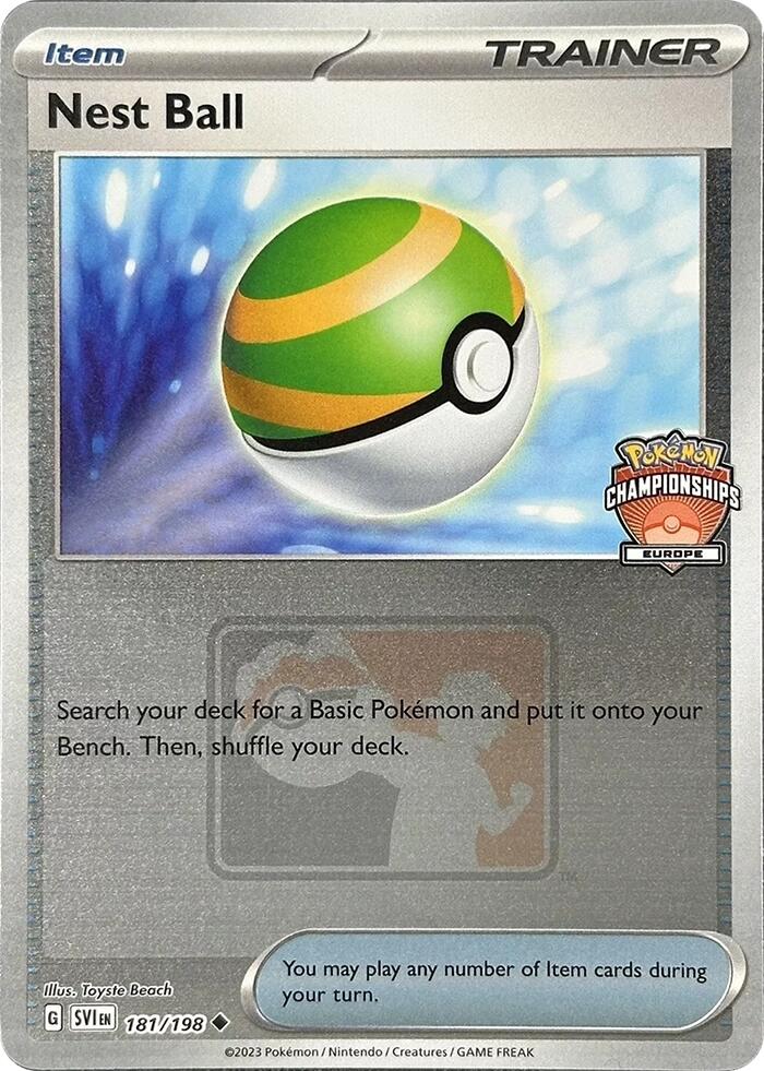 Nest Ball (181/198) (2024 Europe Championships) [League & Championship Cards] | Game Master's Emporium (The New GME)