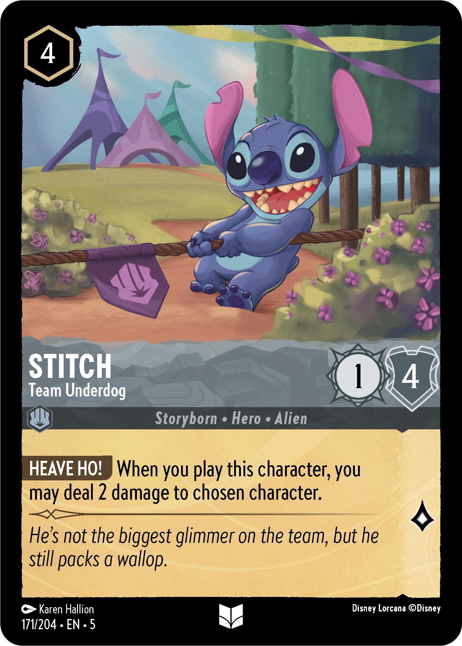 Stitch - Team Underdog (171/204) [Shimmering Skies] | Game Master's Emporium (The New GME)