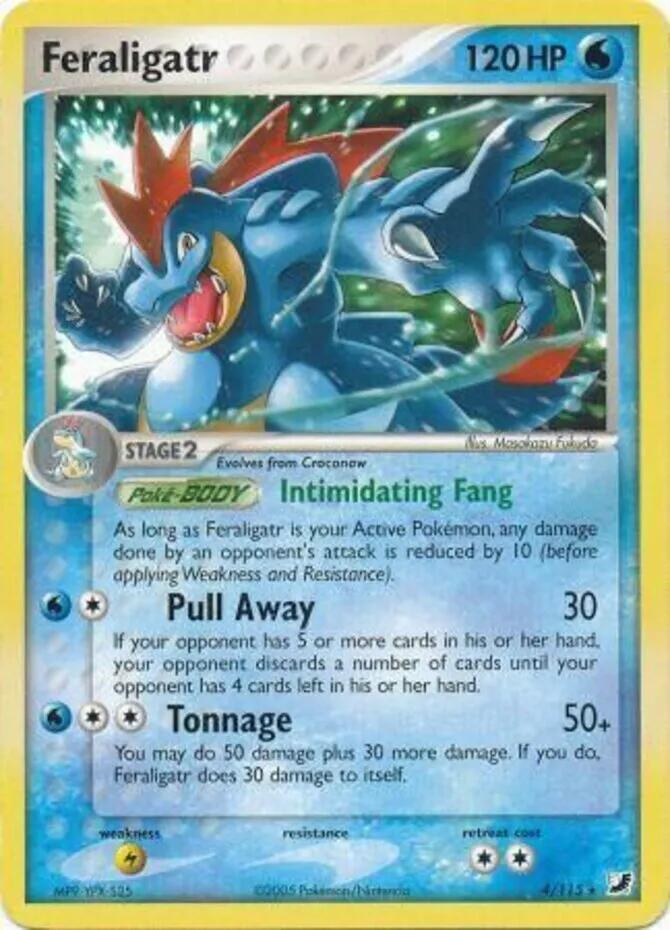 Feraligatr (4/115) (Theme Deck Exclusives) [EX: Unseen Forces] | Game Master's Emporium (The New GME)