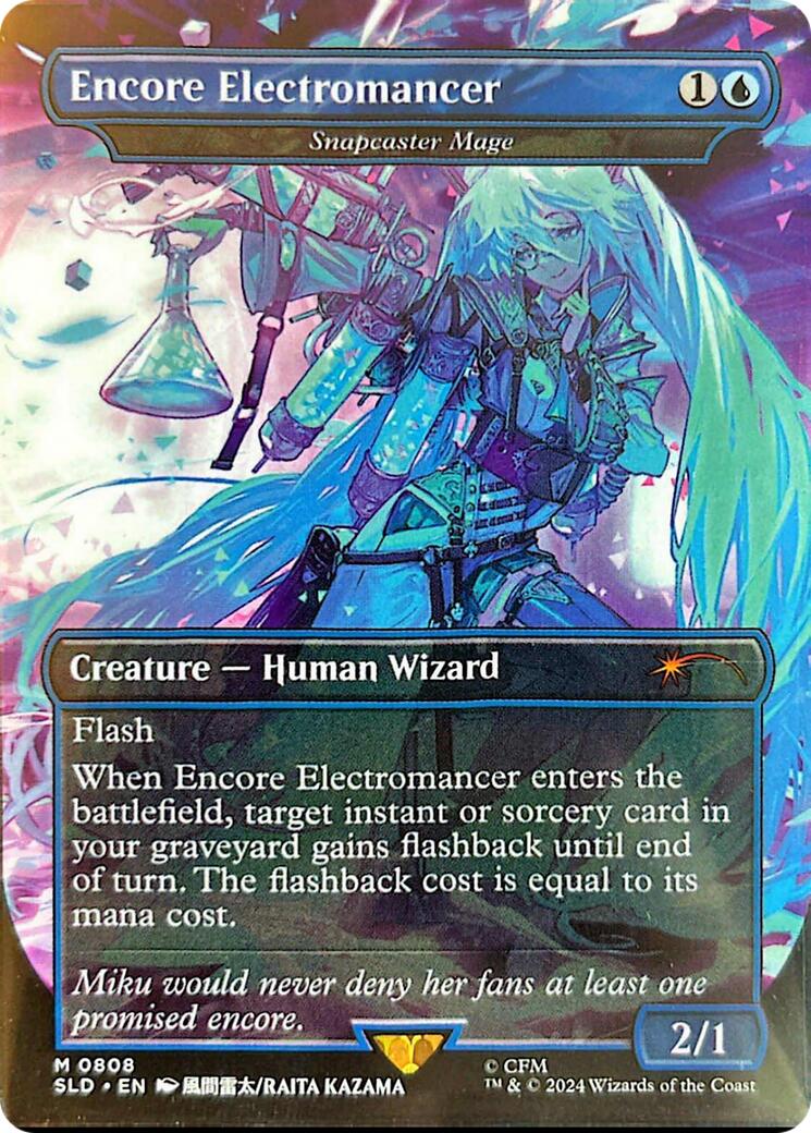 Encore Electromancer - Snapcaster Mage (Rainbow Foil) [Secret Lair Drop Series] | Game Master's Emporium (The New GME)