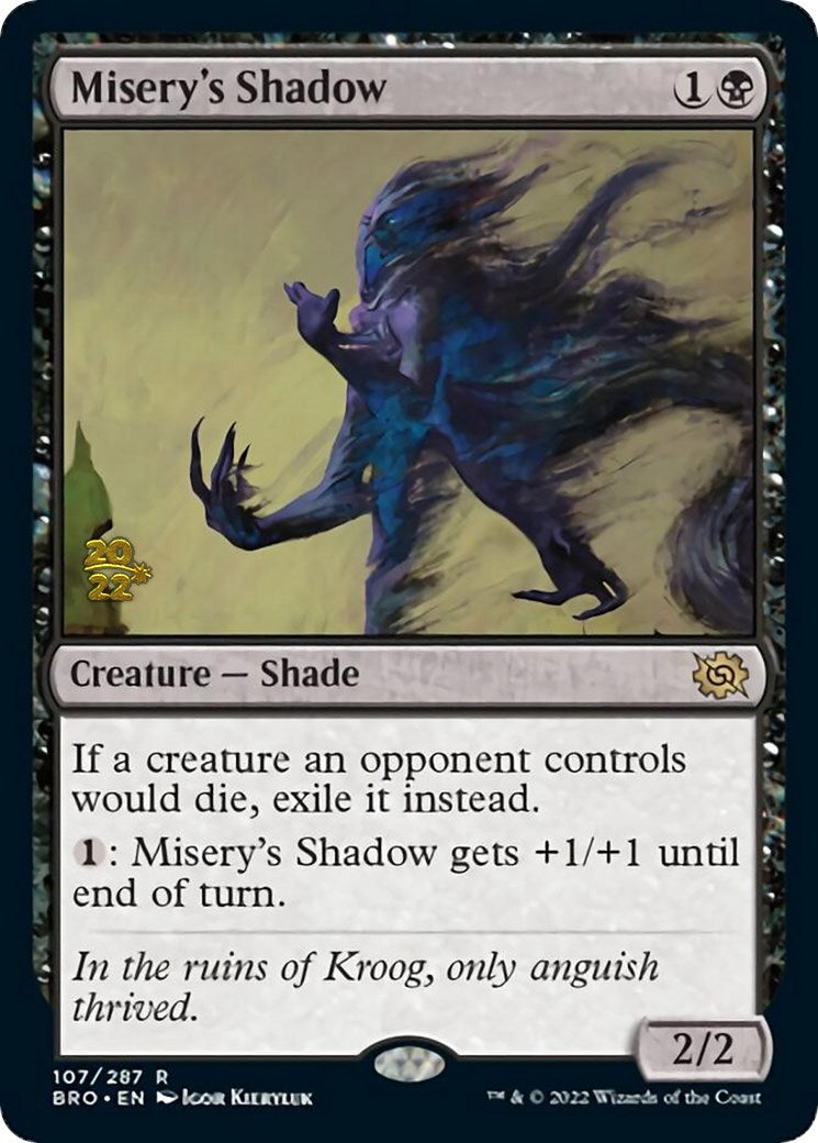 Misery's Shadow [The Brothers' War Prerelease Promos] | Game Master's Emporium (The New GME)