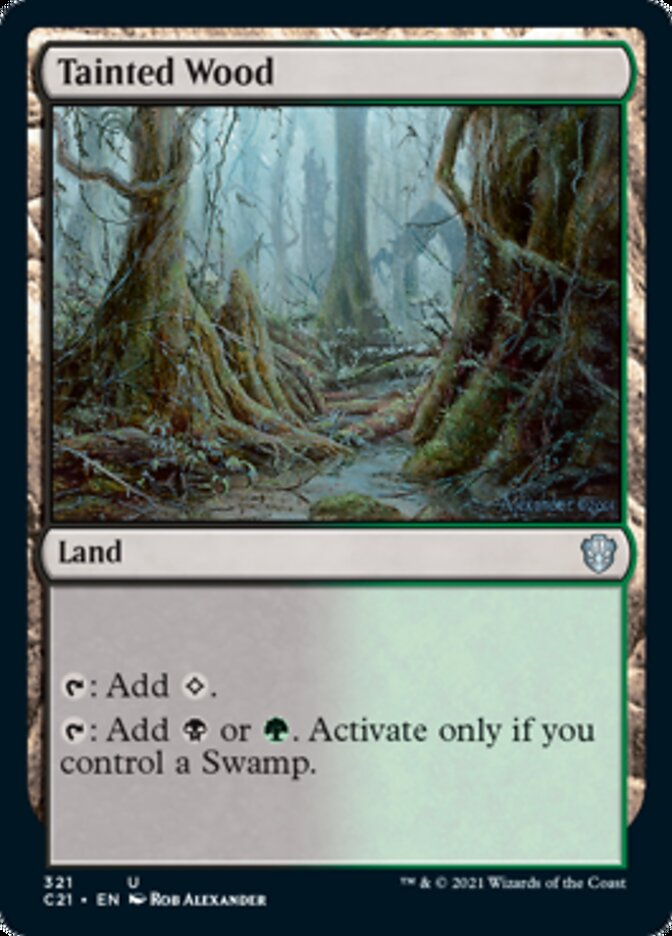 Tainted Wood [Commander 2021] | Game Master's Emporium (The New GME)