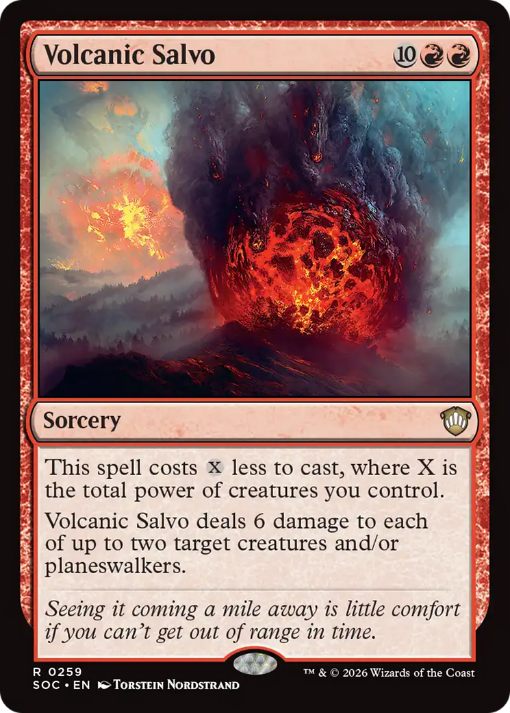 Volcanic Salvo [Secrets of Strixhaven Commander] | Game Master's Emporium (The New GME)