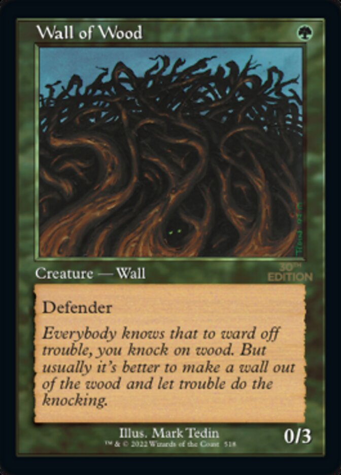 Wall of Wood (Retro) [30th Anniversary Edition] | Game Master's Emporium (The New GME)