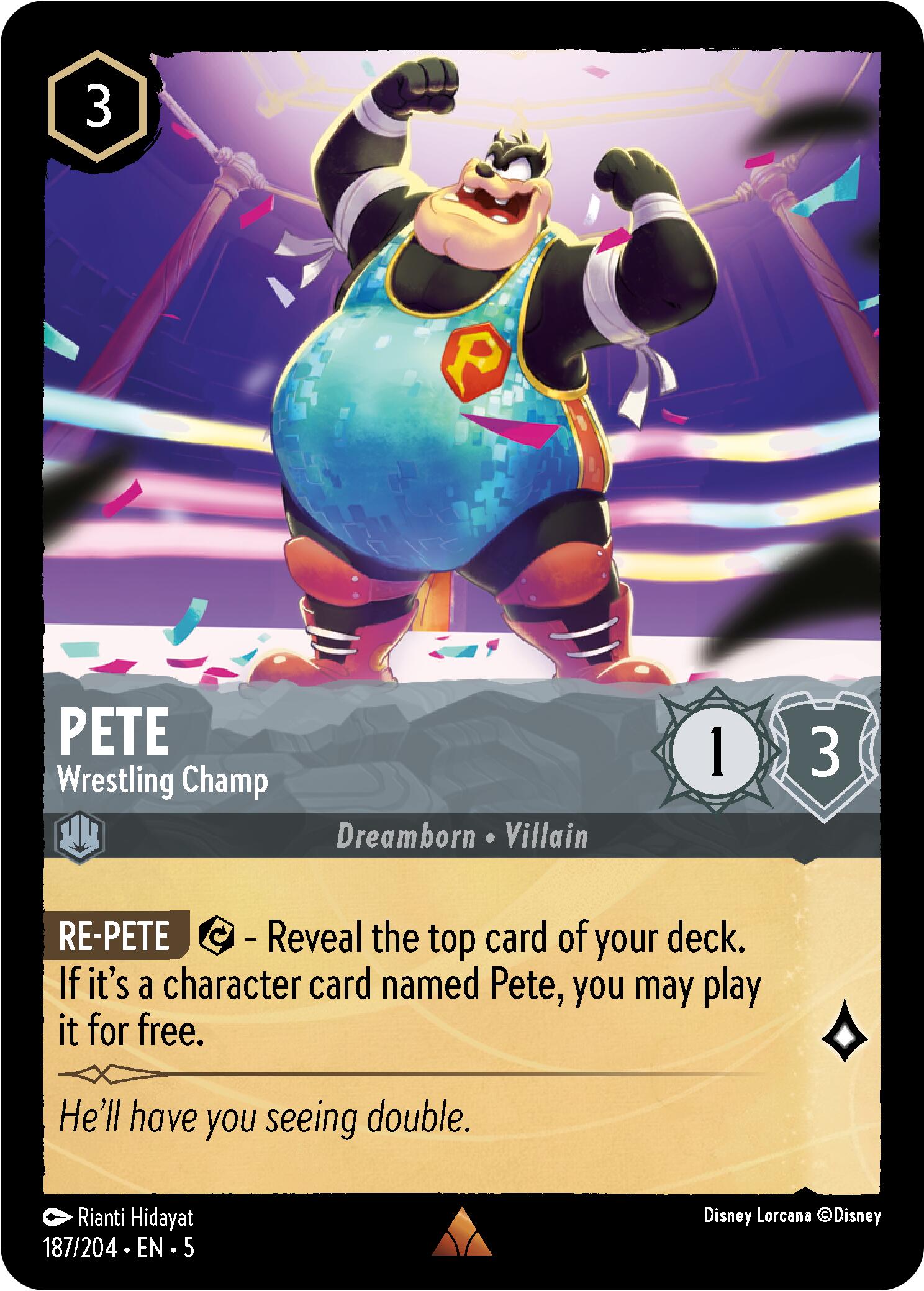 Pete - Wrestling Champ (187/204) [Shimmering Skies] | Game Master's Emporium (The New GME)