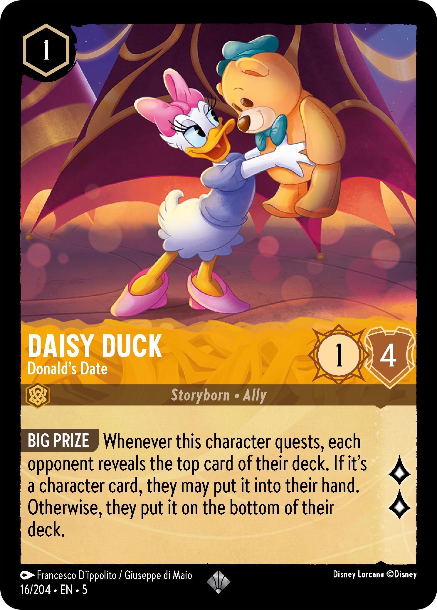 Daisy Duck - Donald's Date (16/204) [Shimmering Skies] | Game Master's Emporium (The New GME)