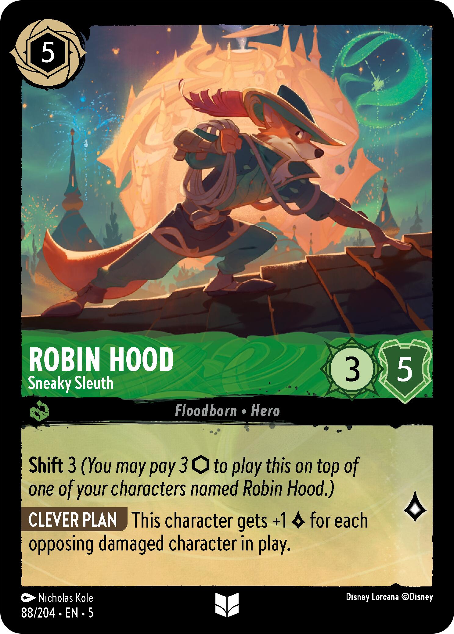Robin Hood - Sneaky Sleuth (88/204) [Shimmering Skies] | Game Master's Emporium (The New GME)