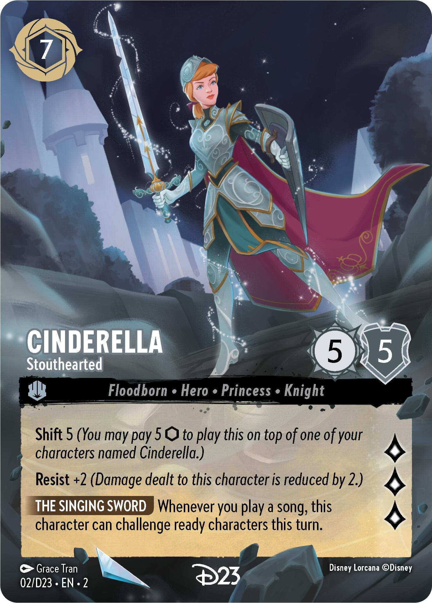 Cinderella - Stouthearted (2) [D23 Promos] | Game Master's Emporium (The New GME)