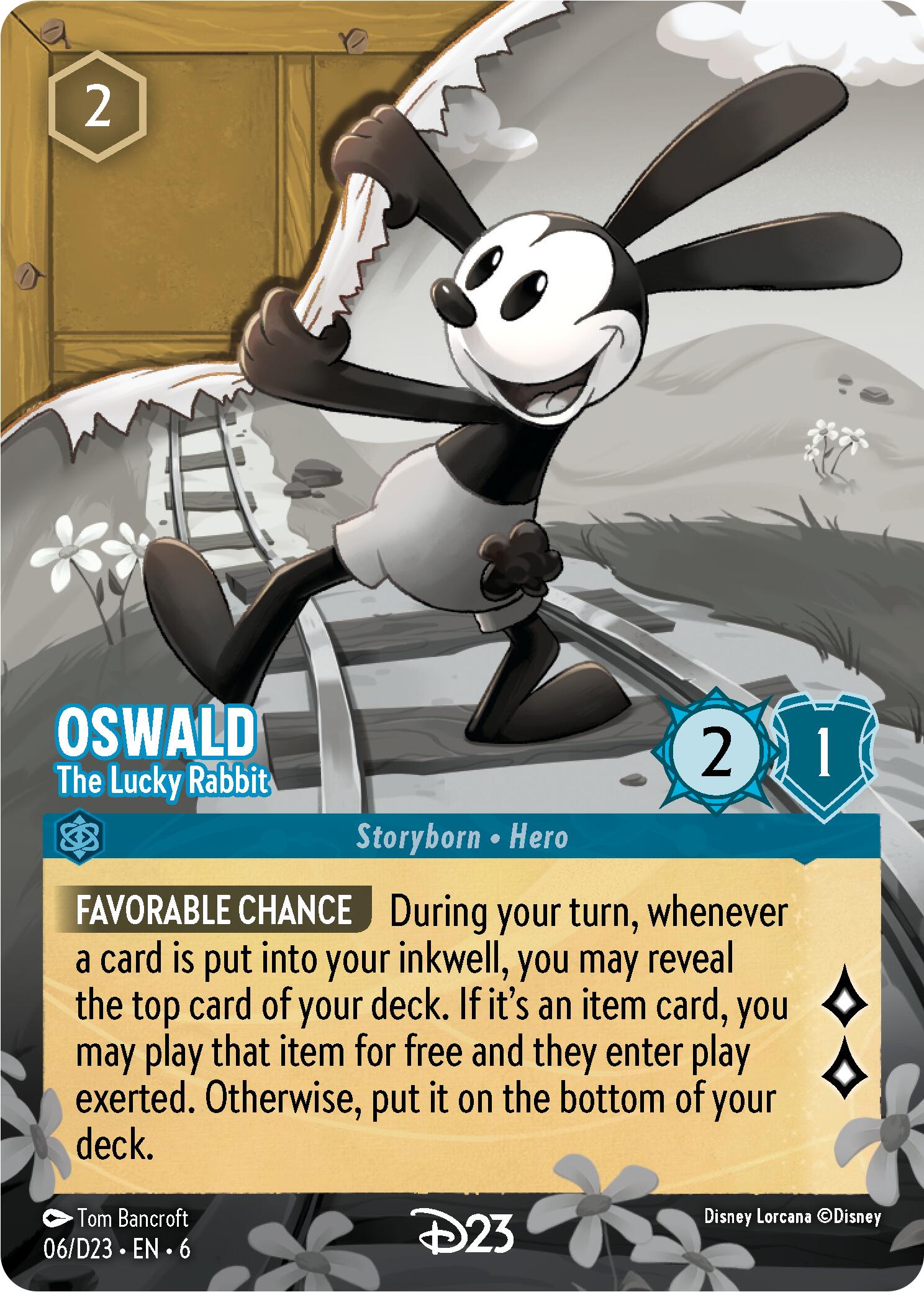 Oswald - The Lucky Rabbit (6) [D23 Promos] | Game Master's Emporium (The New GME)