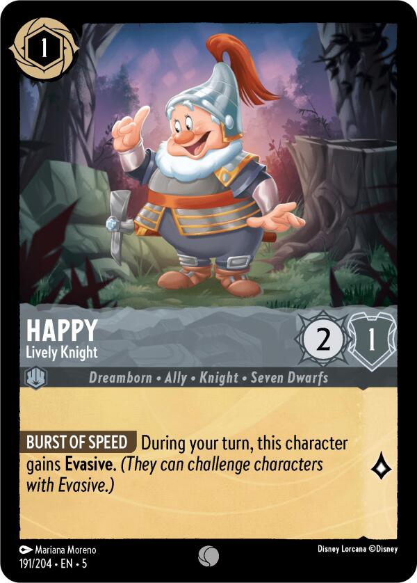 Happy - Lively Knight (191/204) [Shimmering Skies] | Game Master's Emporium (The New GME)